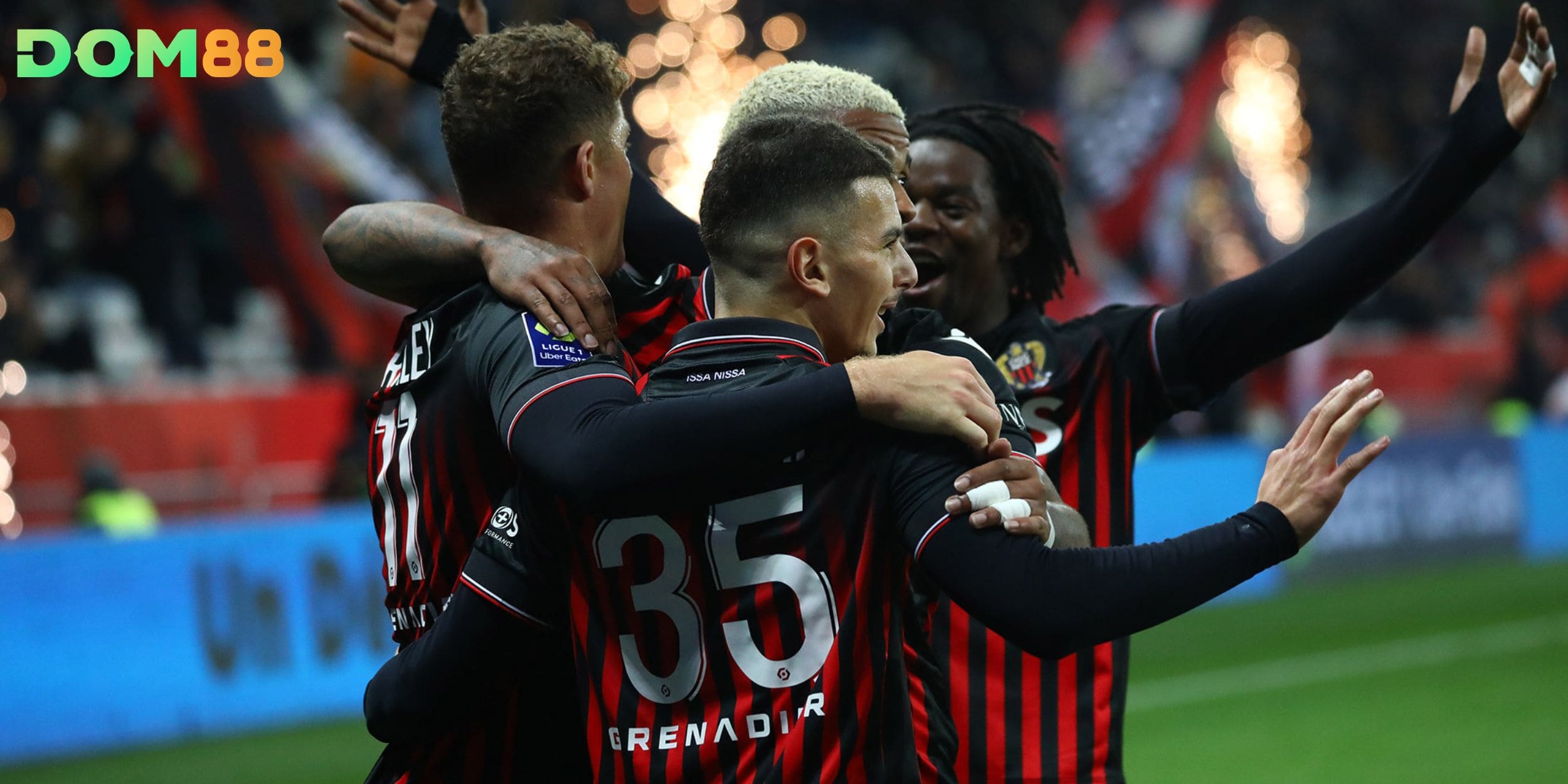 OGC Nice đứng thứ 15 trên bảng xếp hạng Ligue 1 mùa này