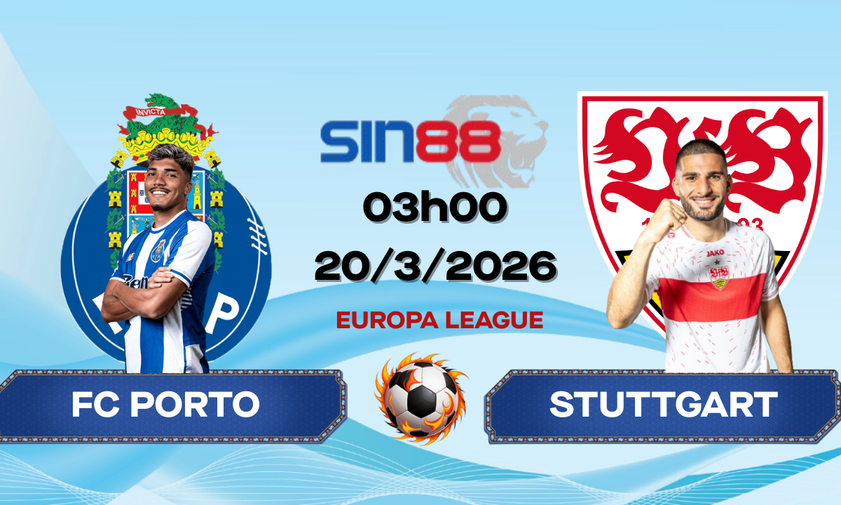 Soi kèo bóng đá FC Porto - Stuttgart 03h00 ngày 20/03/2026 - Europa League