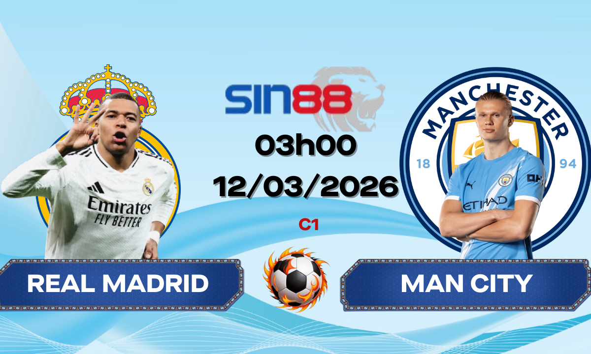 Soi kèo bóng đá Real Madrid – Manchester City 03h00 ngày 12/03/2026 – Champions League