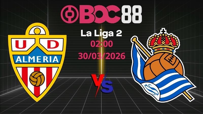 Soi Kèo Almeria vs Sociedad B | 02:00 30/03/2026 - La Liga 2