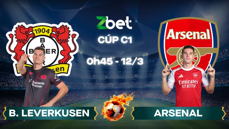 Nhận định soi kèo Bayer Leverkusen vs Arsenal – 00h45 12/03/2026 – Cúp C1