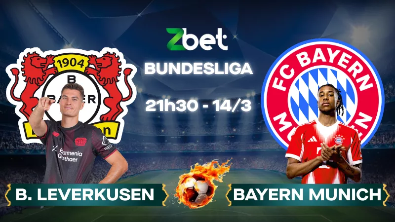Nhận định soi kèo Bayer Leverkusen vs  Bayern Munich – 21h30 14/03/2026 – Bundesliga