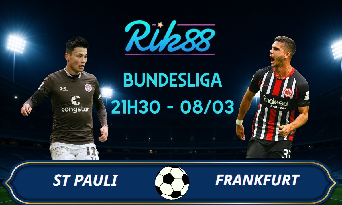Soi kèo St Pauli vs Frankfurt - 21h30 ngày 08/03/2026 - Bundesliga
