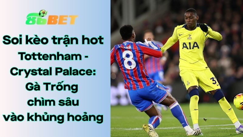 Soi kèo nhà cái 86BET Tottenham - Crystal Palace: 03h00 - 06/03/2026 - Ngoại hạng Anh