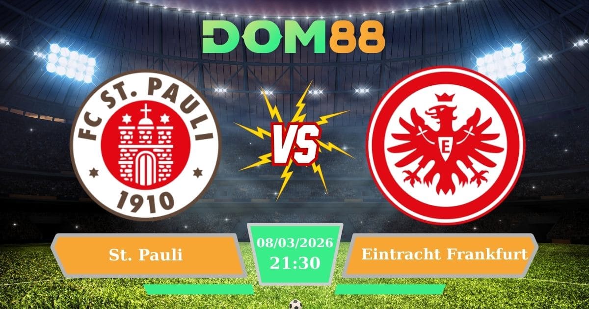 Soi Kèo St. Pauli Vs Eintracht Frankfurt Ngày 08/03/2026