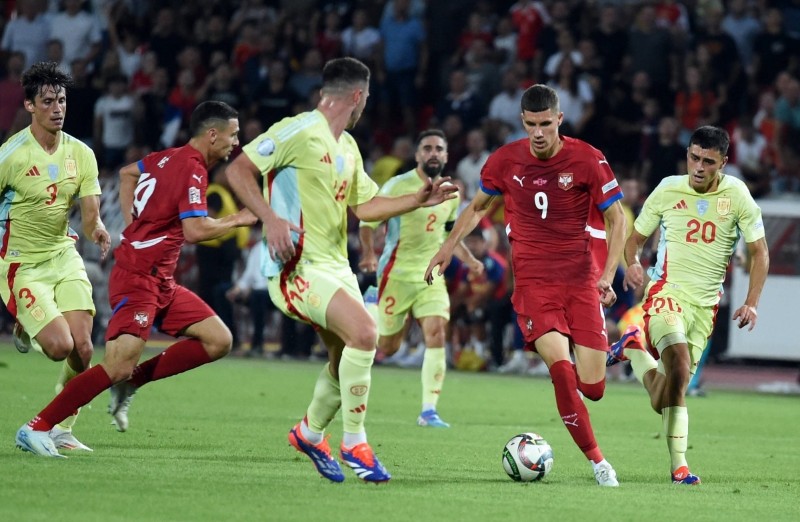 Trước trận đấu Tây Ban Nha vs Serbia