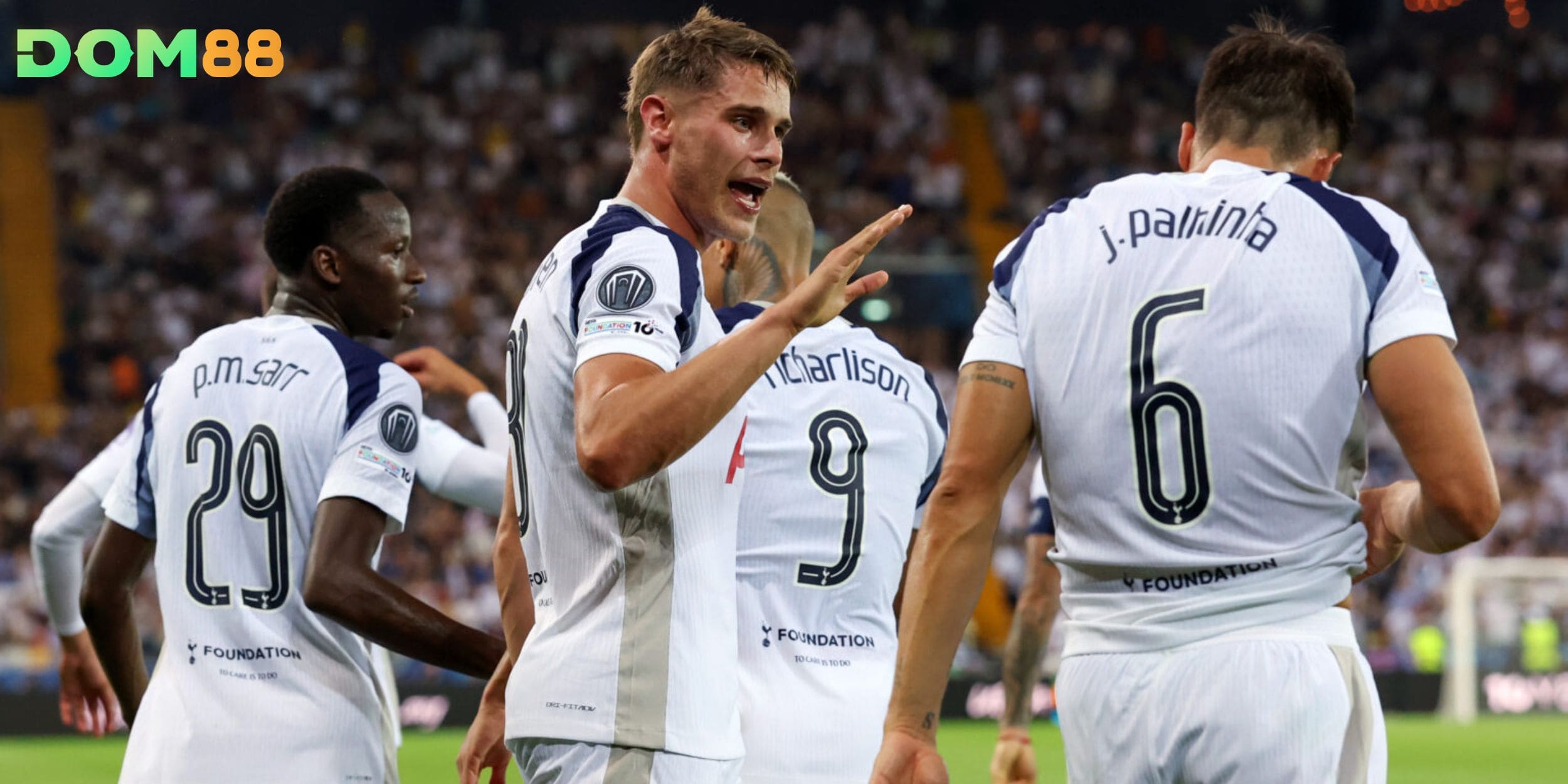 Thống kê phong độ Tottenham Hotspur sau 8 trận tại Champions League