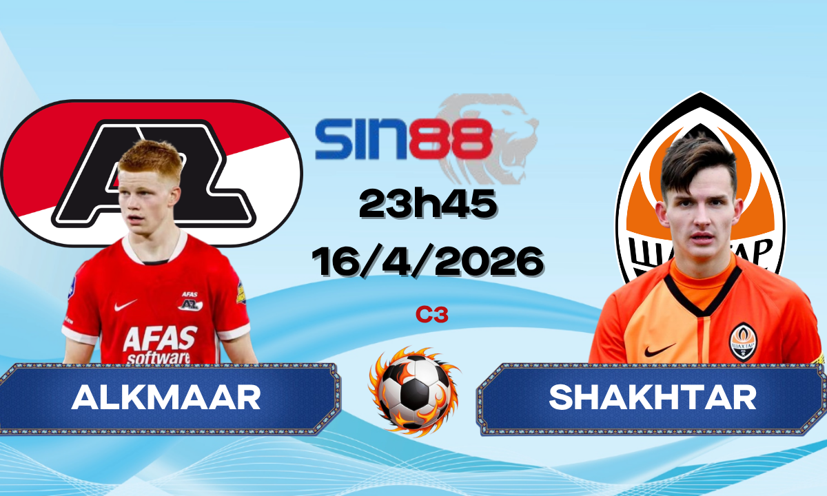 Soi kèo bóng đá AZ Alkmaar - Shakhtar Donetsk 23h45 ngày 16/04/2026 - Conference League