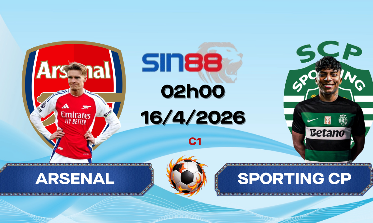 Soi kèo bóng đá Arsenal - Sporting CP 02h00 ngày 16/04/2026 - Champions League