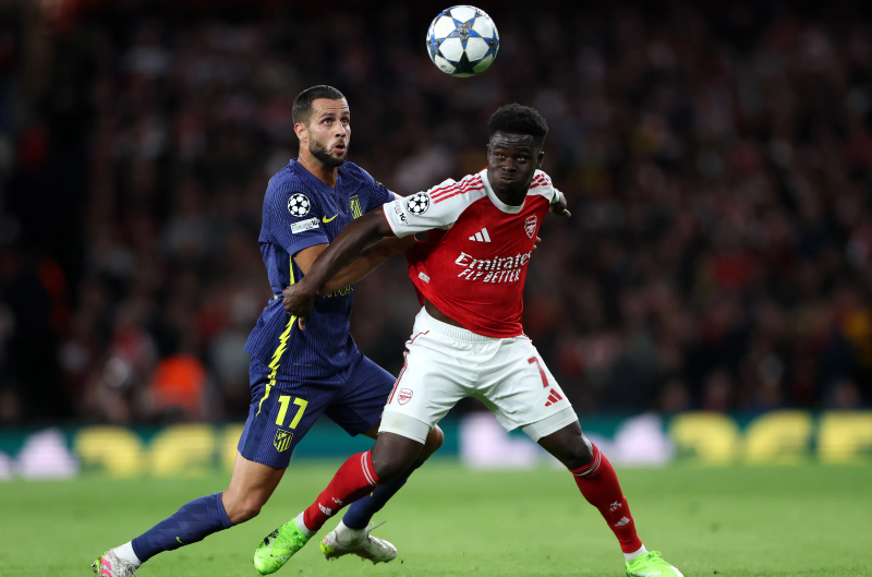 Thành tích thi đấu gần đây của Atl. Madrid vs Arsenal