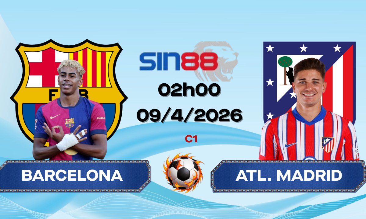 Soi kèo bóng đá Barcelona – Atl. Madrid 02h00 ngày 09/04/2026 – Champions League