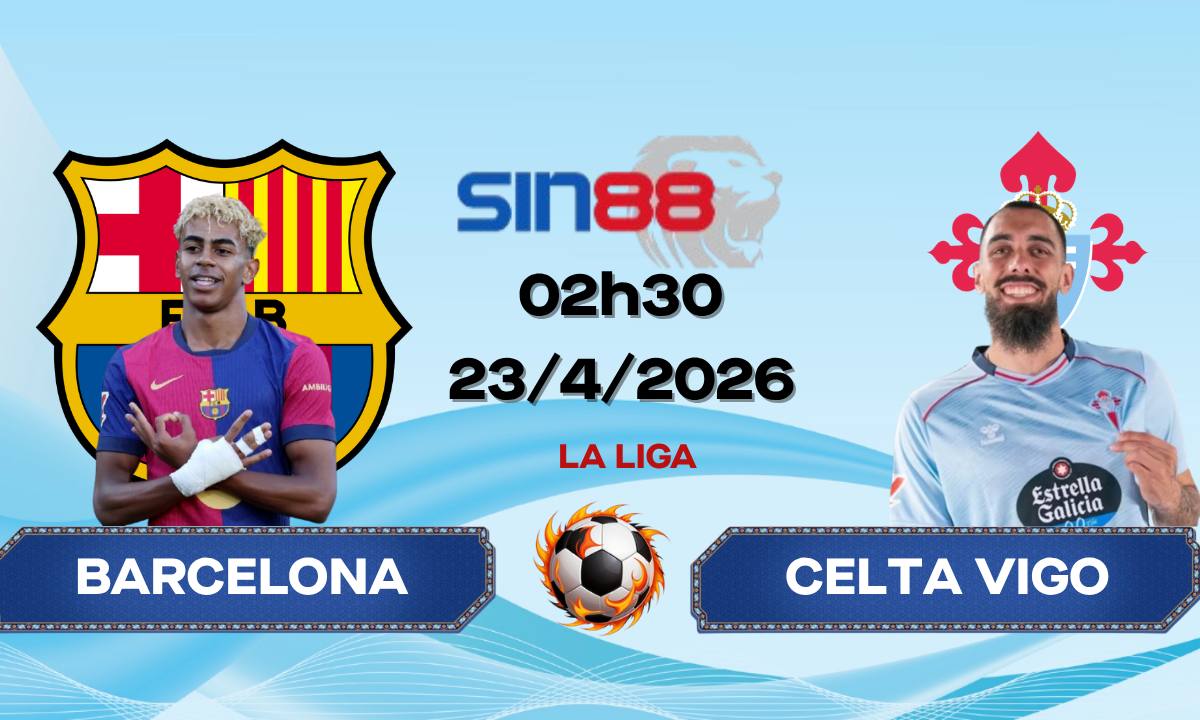 Soi kèo bóng đá Barcelona – Celta Vigo 02h30 ngày 23/04/2026 – La Liga