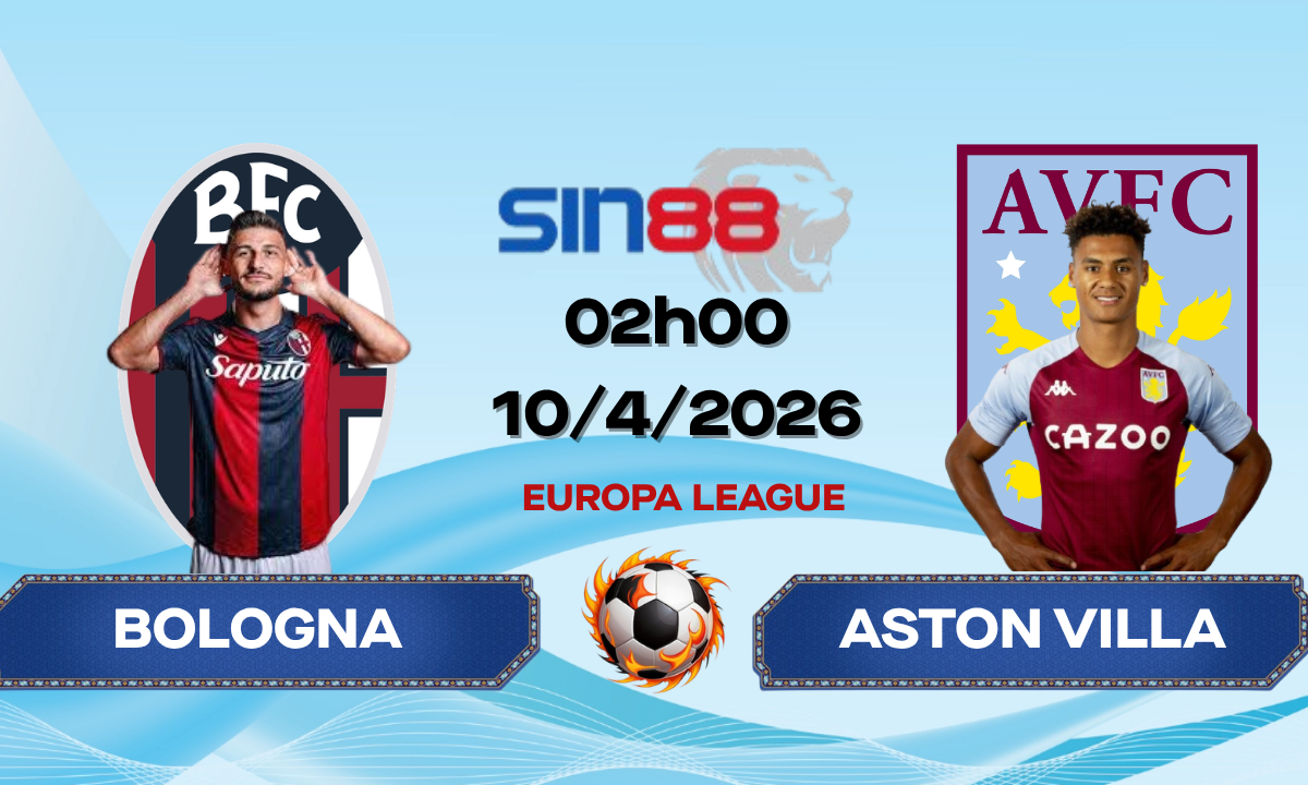 Soi kèo bóng đá Bologna - Aston Villa 02h00 ngày 10/04/2026 - Europa League