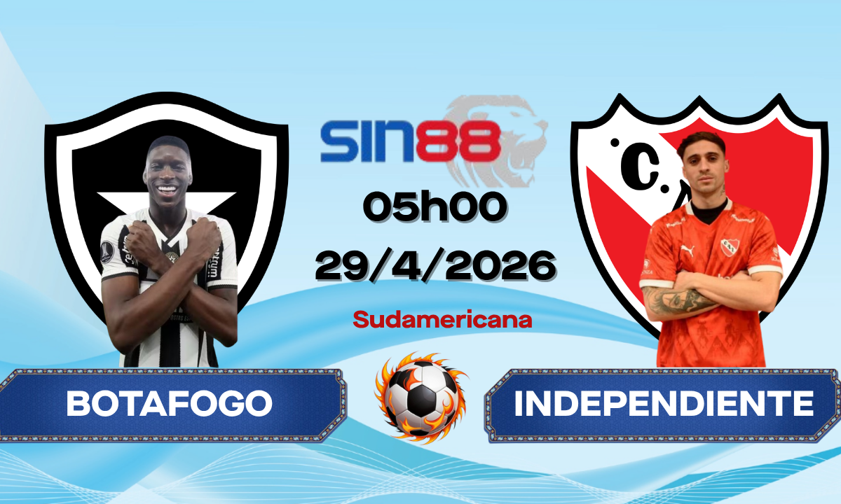 Soi kèo bóng đá Botafogo – Independiente 05h00 ngày 29/04/2026 – Copa Sudamericana