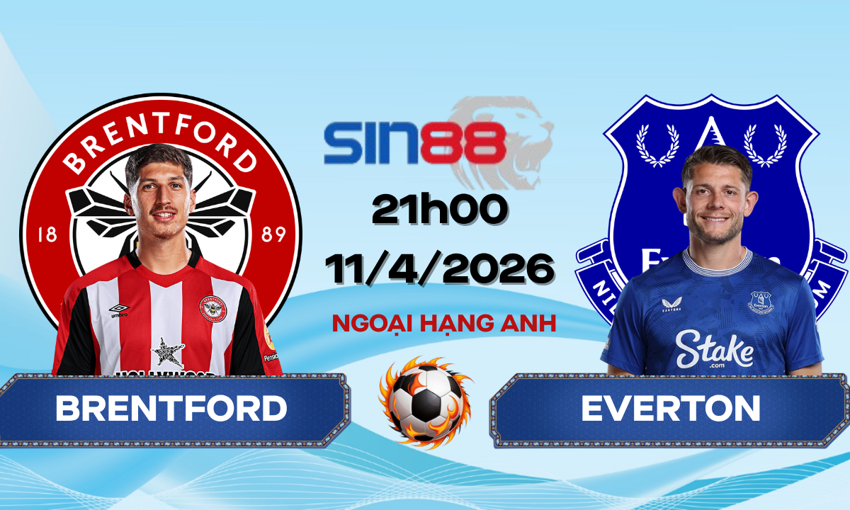 Soi kèo bóng đá Brentford – Everton 21h00 ngày 11/04/2026 – Ngoại hạng Anh