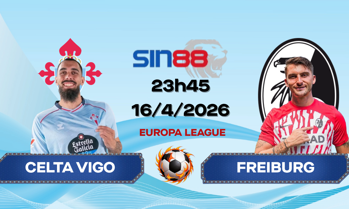 Soi kèo bóng đá Celta Vigo - Freiburg 23h45 ngày 16/04/2026 - Europa League