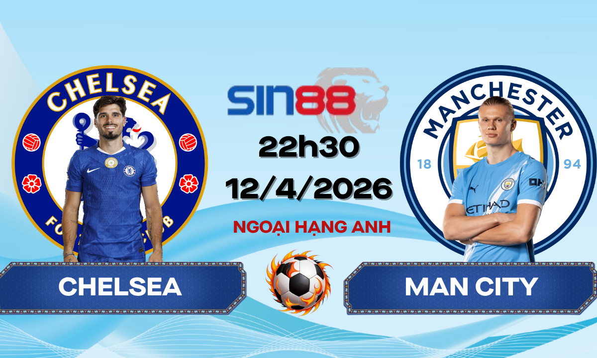 Soi kèo bóng đá Chelsea – Manchester City 22h30 ngày 12/04/2026 – Ngoại hạng Anh