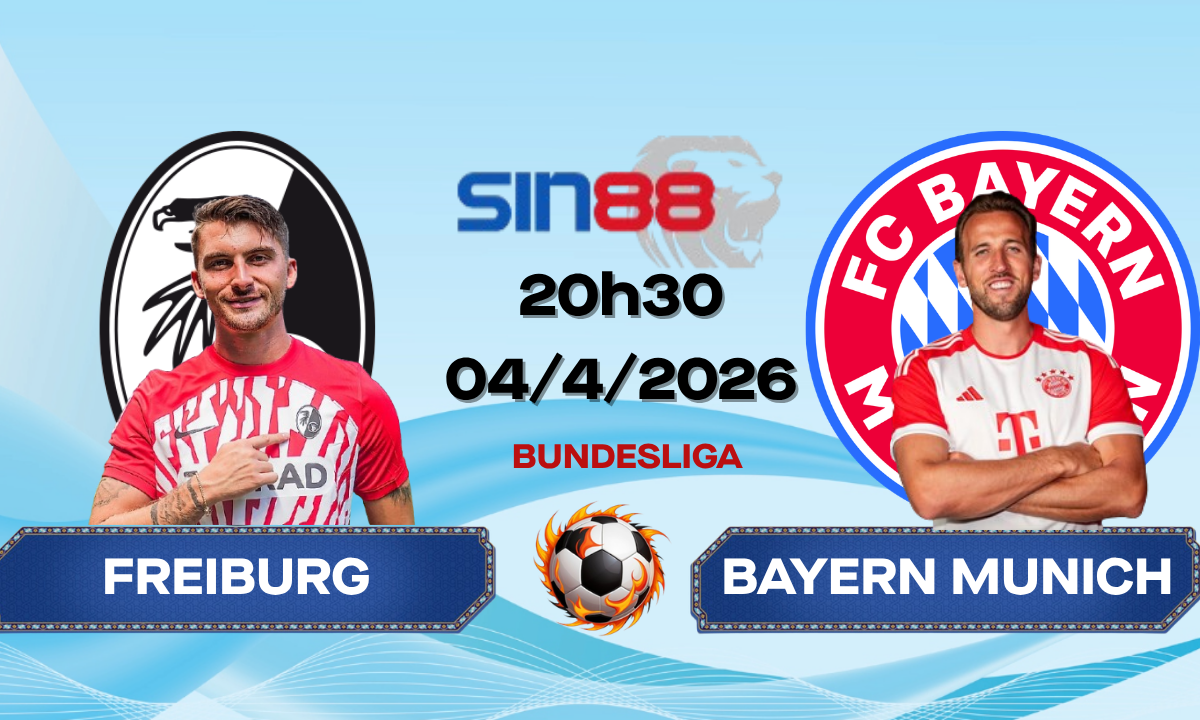 Soi kèo bóng đá Freiburg - Bayern Munich 20h30 ngày 04/04/2026 - Bundesliga