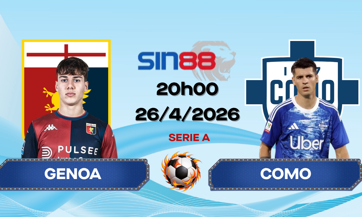 Soi kèo bóng đá Genoa – Como 20h00 ngày 26/04/2026 – Serie A
