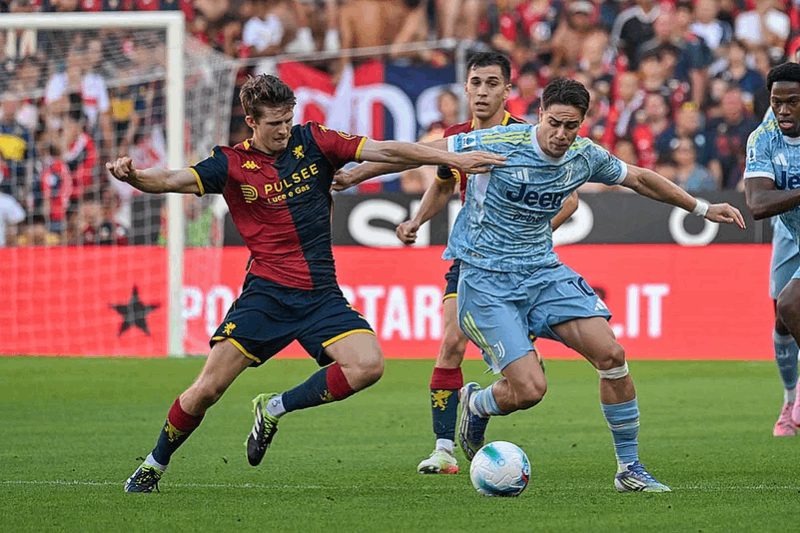 Thành tích thi đấu gần đây của Juventus vs Genoa
