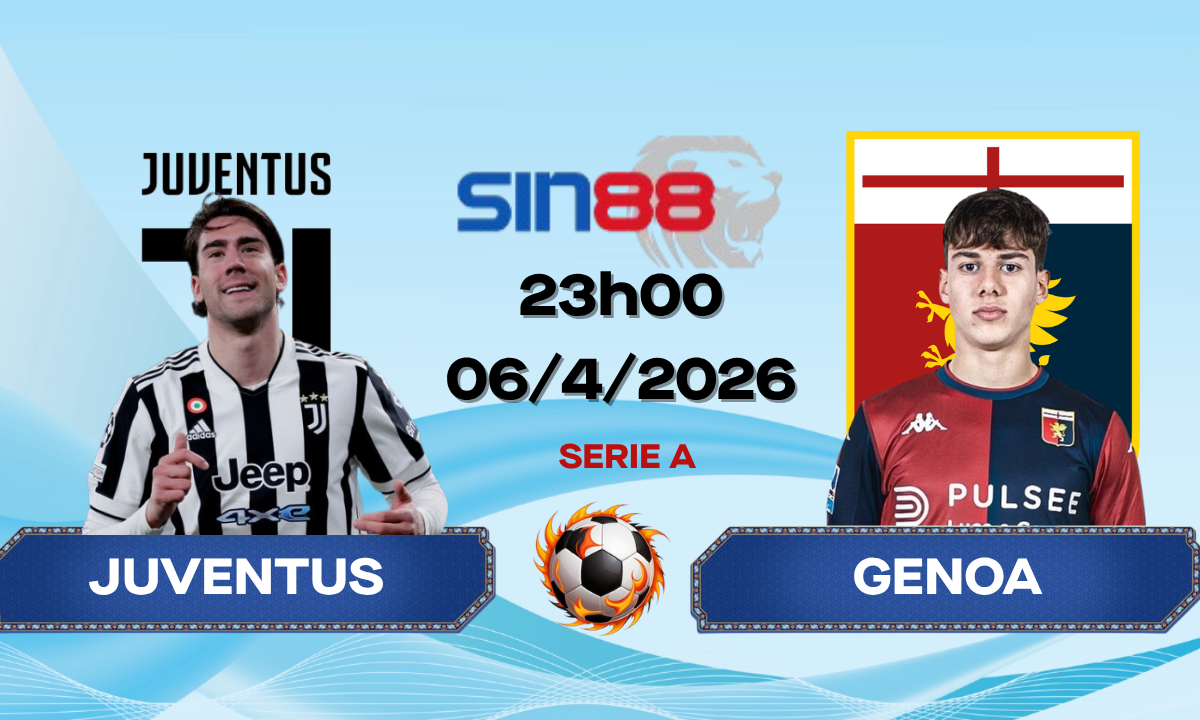 Soi kèo bóng đá Juventus – Genoa 23h00 ngày 06/04/2026 – Serie A