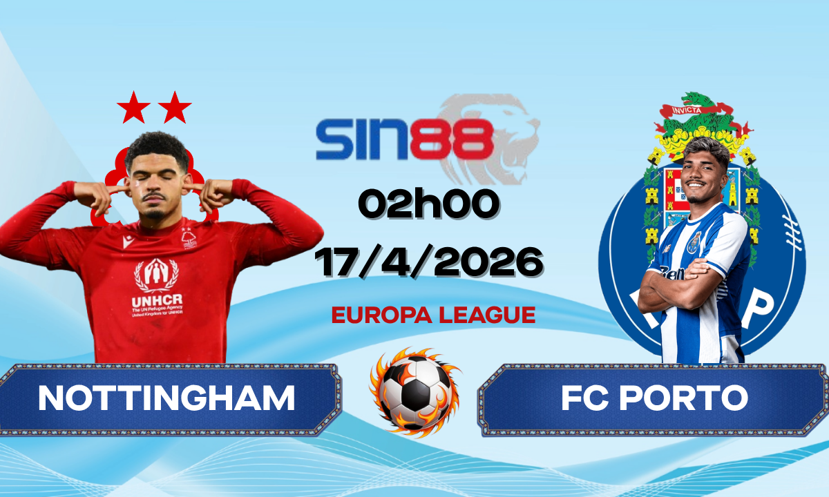 Soi kèo bóng đá Nottingham – FC Porto 02h00 ngày 17/04/2026 – Europa League