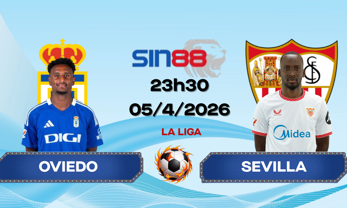 Soi kèo bóng đá Oviedo – Sevilla 23h30 ngày 05/04/2026 – La Liga