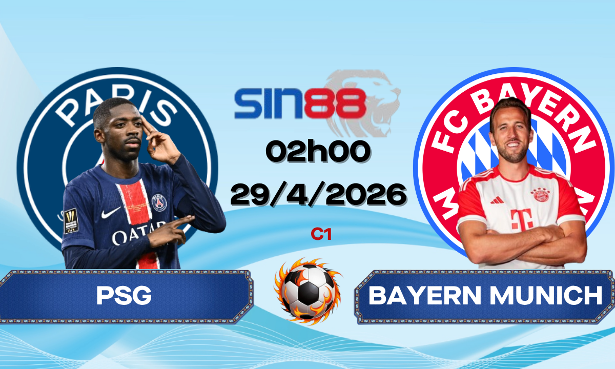 Soi kèo bóng đá PSG – Bayern Munich 02h00 ngày 29/04/2026 – Champions League