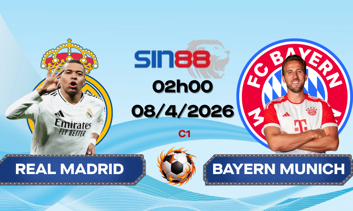 Soi kèo bóng đá Real Madrid – Bayern Munich 02h00 ngày 08/04/2026 – Champions League