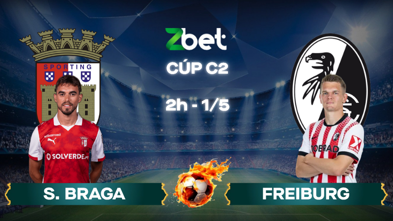 Nhận định soi kèo Sporting Braga vs Freiburg – 02h00 01/05/2026 – Cúp C2