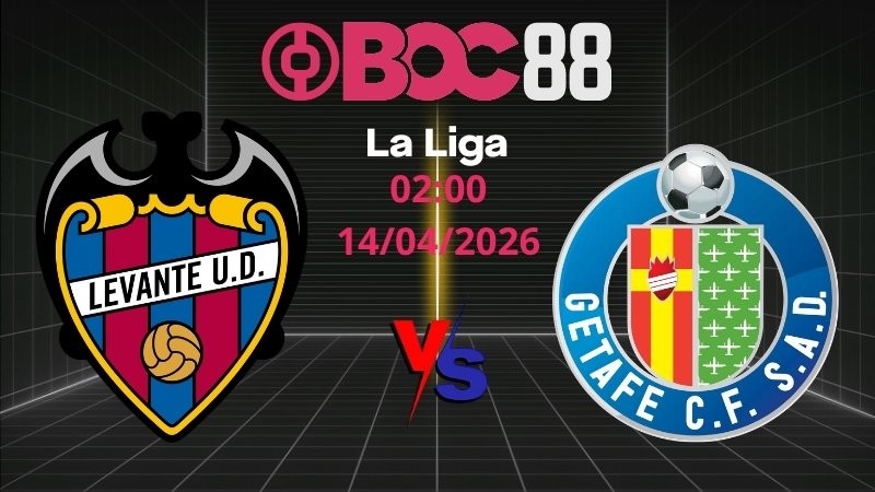 Soi Kèo Levante vs Getafe | 02:00 14/04/2026 - La Liga