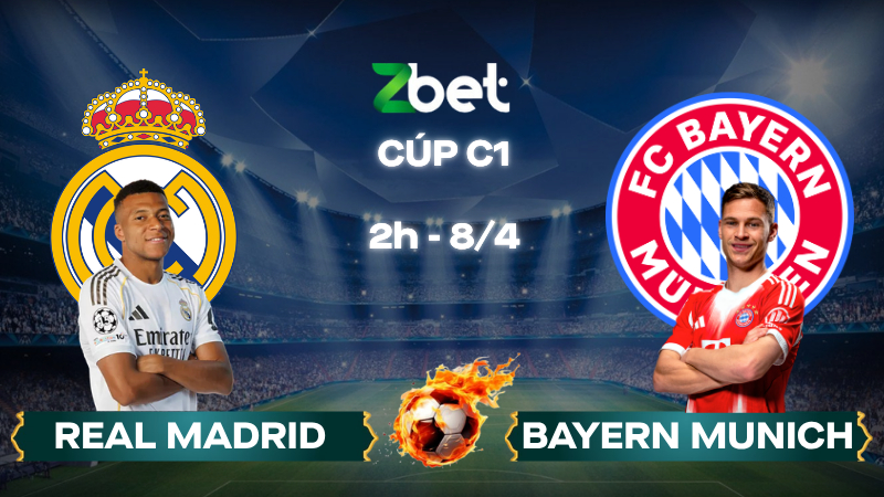 Nhận định soi kèo Real Madrid vs Bayern Munich - 02h00 08/04/2026 - Cúp C1
