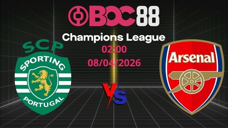 Soi Kèo Sporting Lisbon vs Arsenal | 02:00 08/04/2026 - Champions League