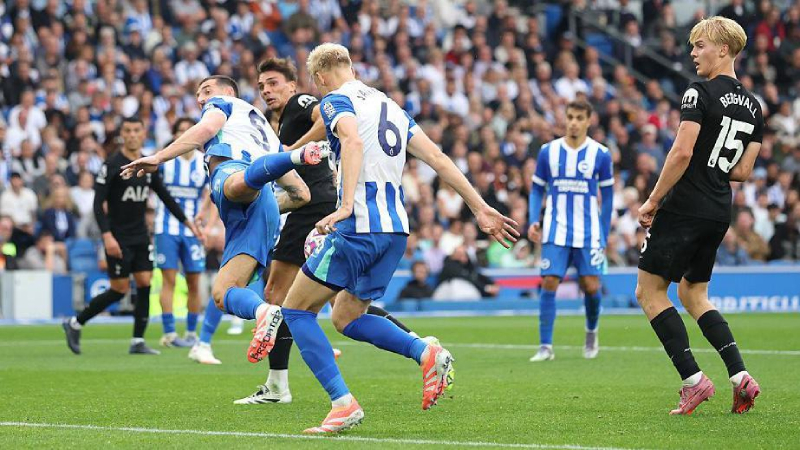Thành tích thi đấu gần đây của Tottenham vs Brighton