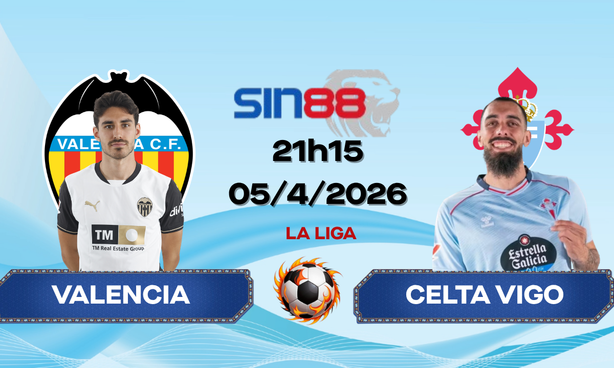 Soi kèo bóng đá Valencia – Celta Vigo 21h15 ngày 05/04/2026 – La Liga