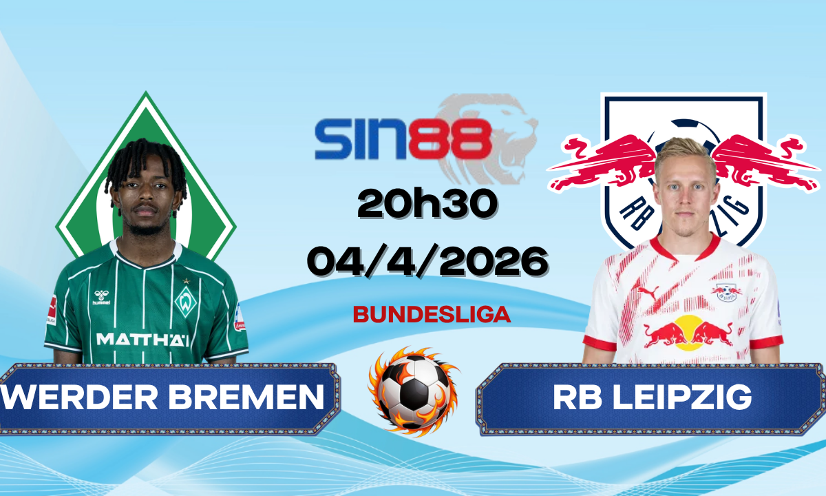 Soi kèo bóng đá Werder Bremen – RB Leipzig 20h30 ngày 04/04/2026 – Bundesliga