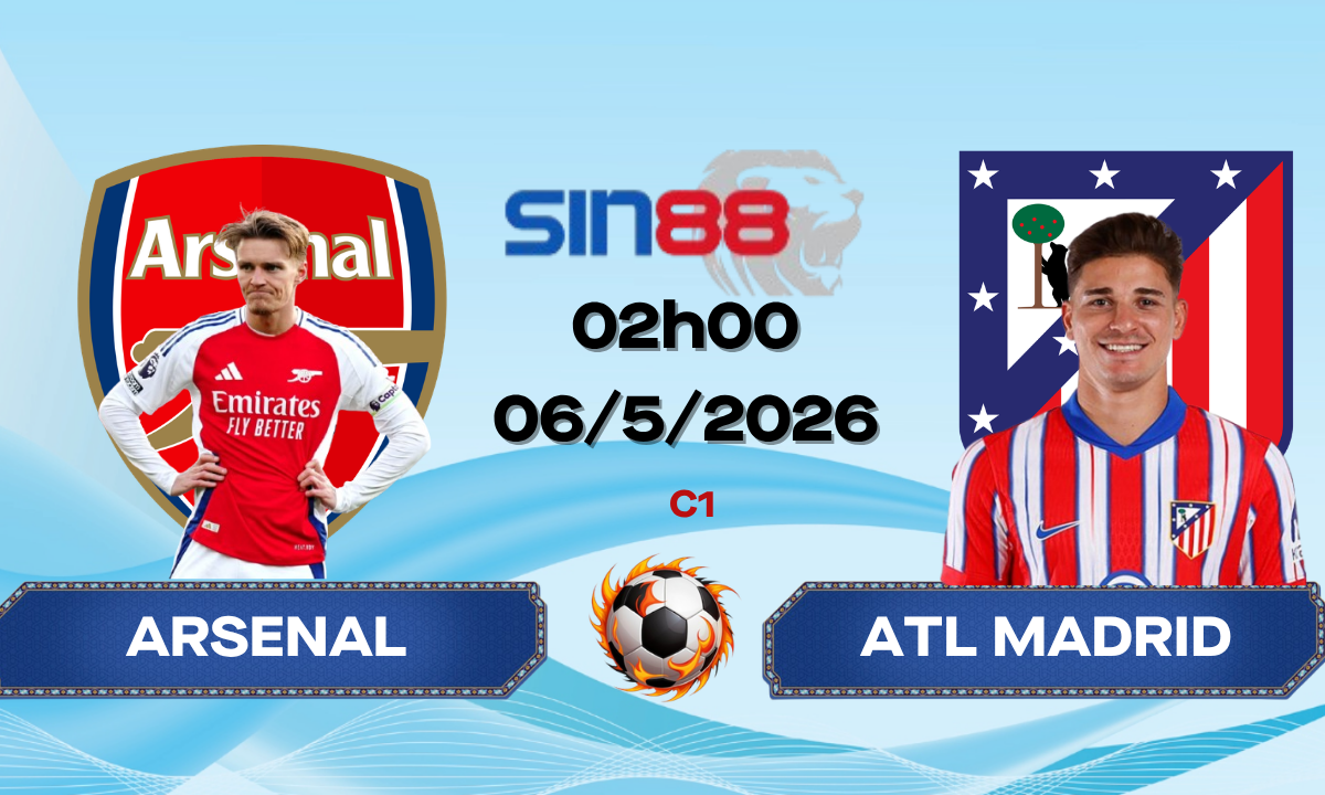 Soi kèo bóng đá Arsenal - Atl Madrid 02h00 ngày 06/05/2026 - Champions League