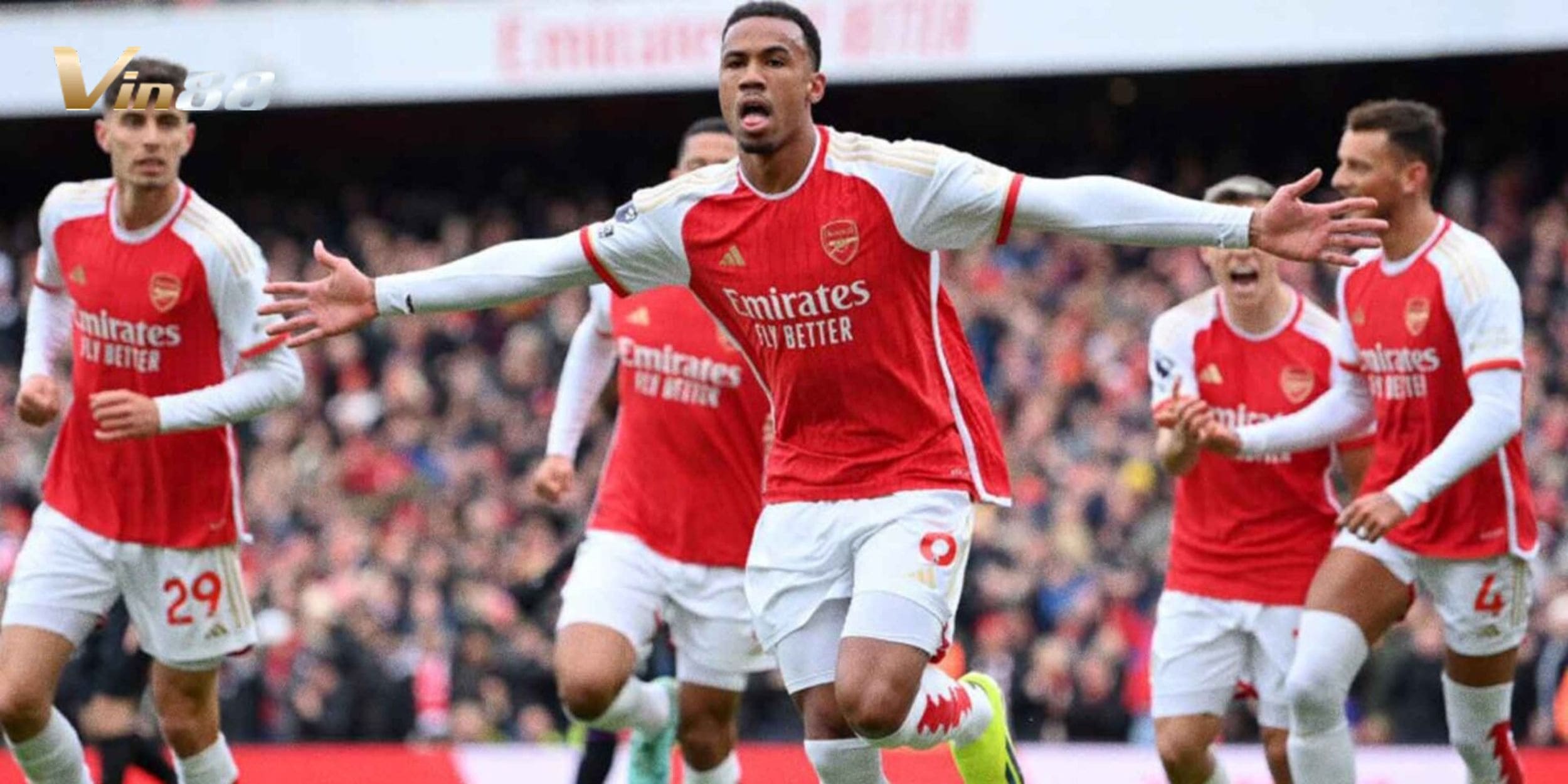 Arsenal duy trì phong độ đỉnh cao, vững vàng trên ngôi đầu bảng