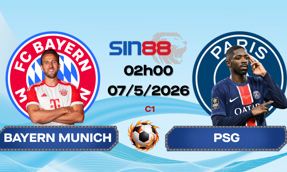 Soi kèo bóng đá Bayern Munich - PSG 02h00 ngày 07/05/2026 - Champions League