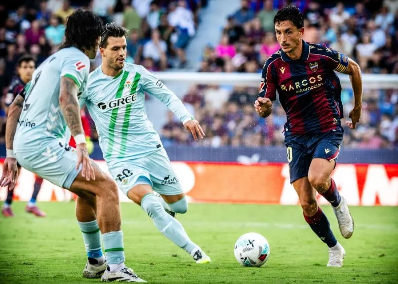 Thành tích thi đấu gần đây của Betis vs Levante