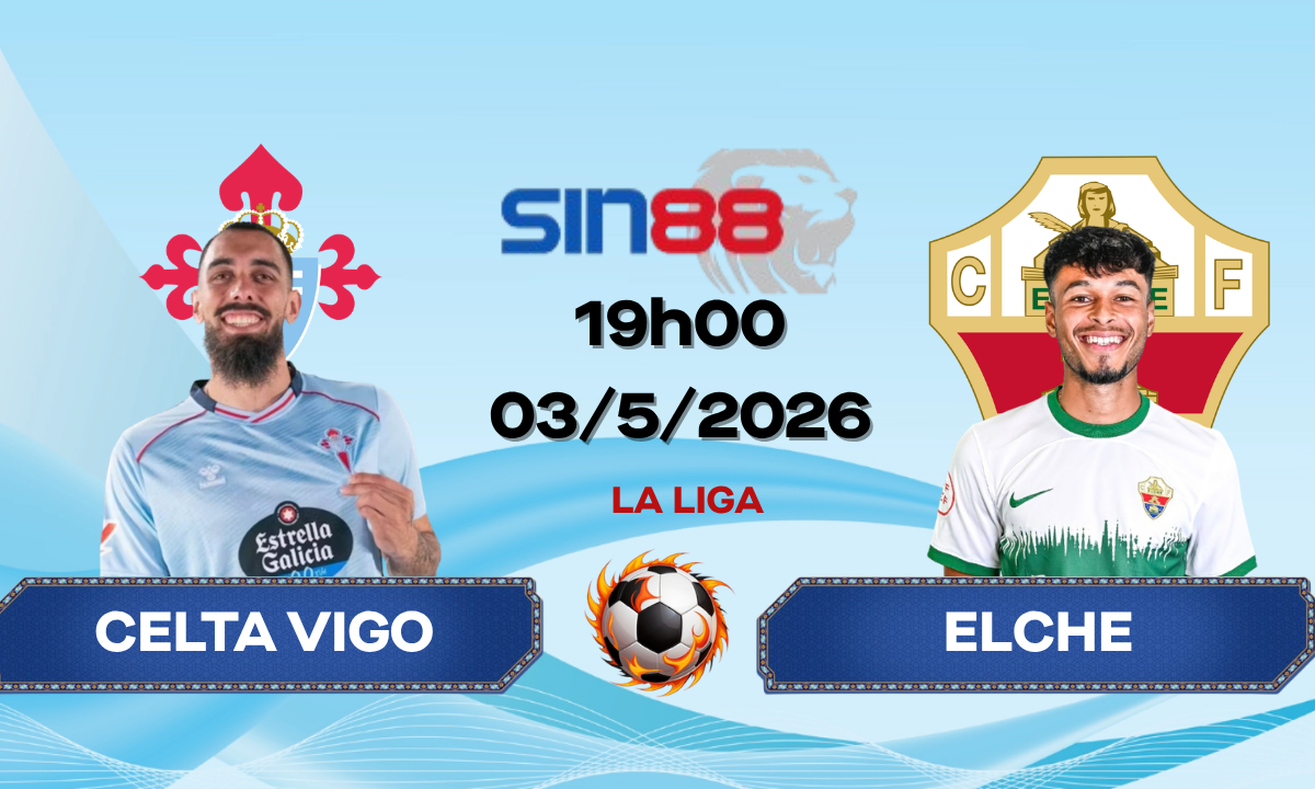 Soi kèo bóng đá Celta Vigo – Elche 19h00 ngày 03/05/2026 – La Liga