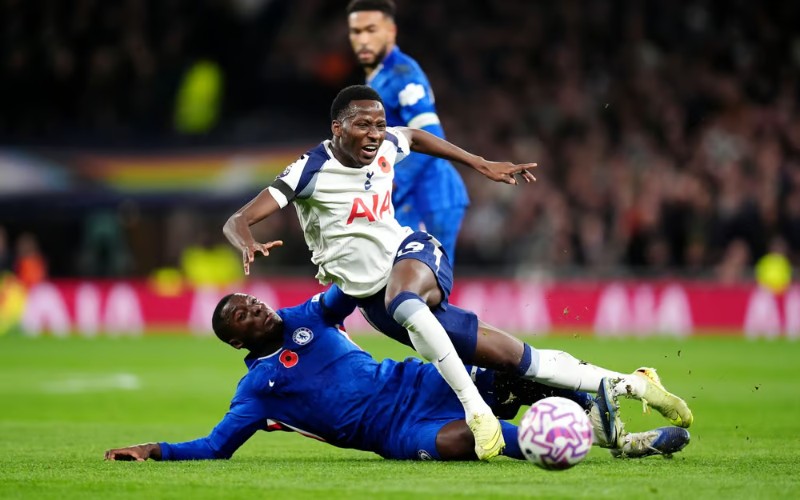 Trước trận đấu Chelsea vs Tottenham