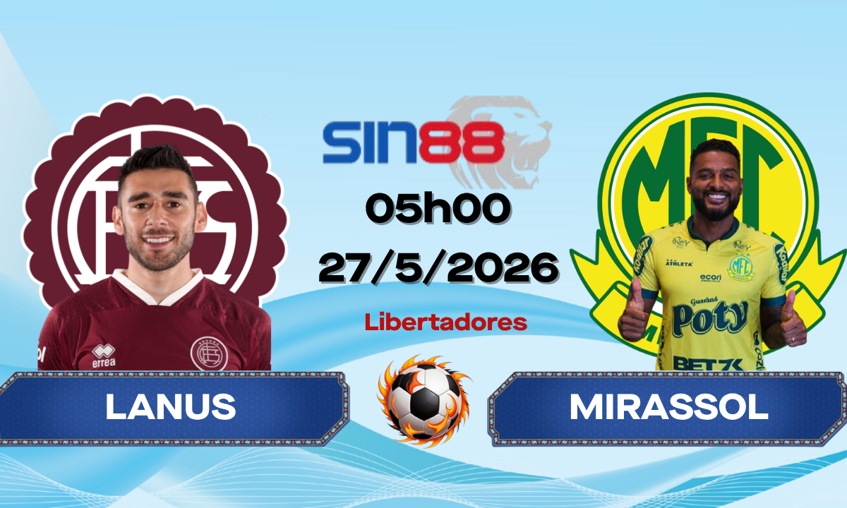 Soi kèo bóng đá Lanus - Mirassol 05h00 ngày 27/05/2026 - Copa Libertadores