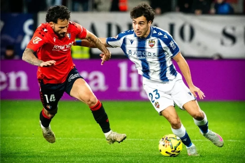 Thành tích thi đấu gần đây của Levante vs Osasuna