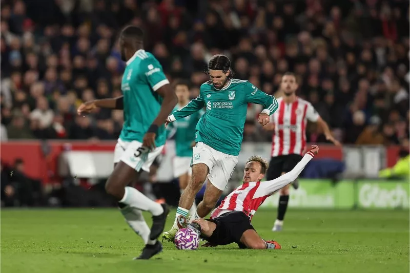 Thành tích thi đấu gần đây của Liverpool vs Brentford
