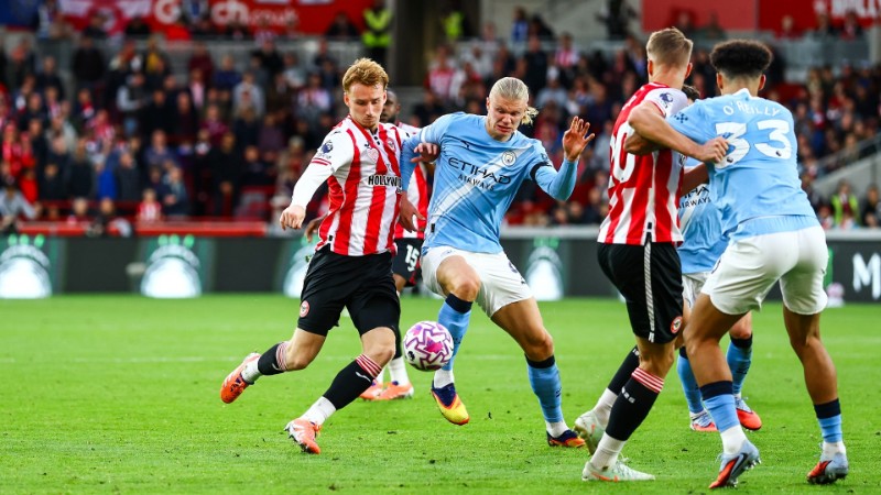 Trước trận đấu Man City vs Brentford
