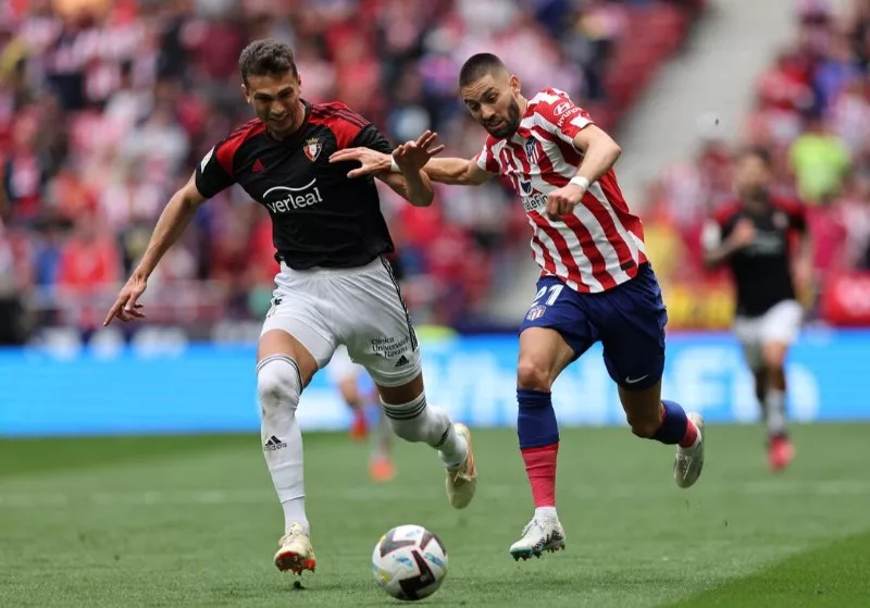 Thành tích thi đấu gần đây của Osasuna vs Atletico Madrid