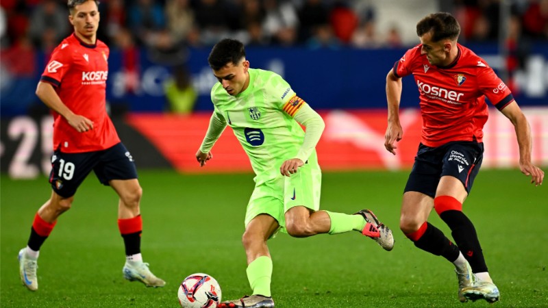 Trước trận đấu Osasuna vs Barcelona