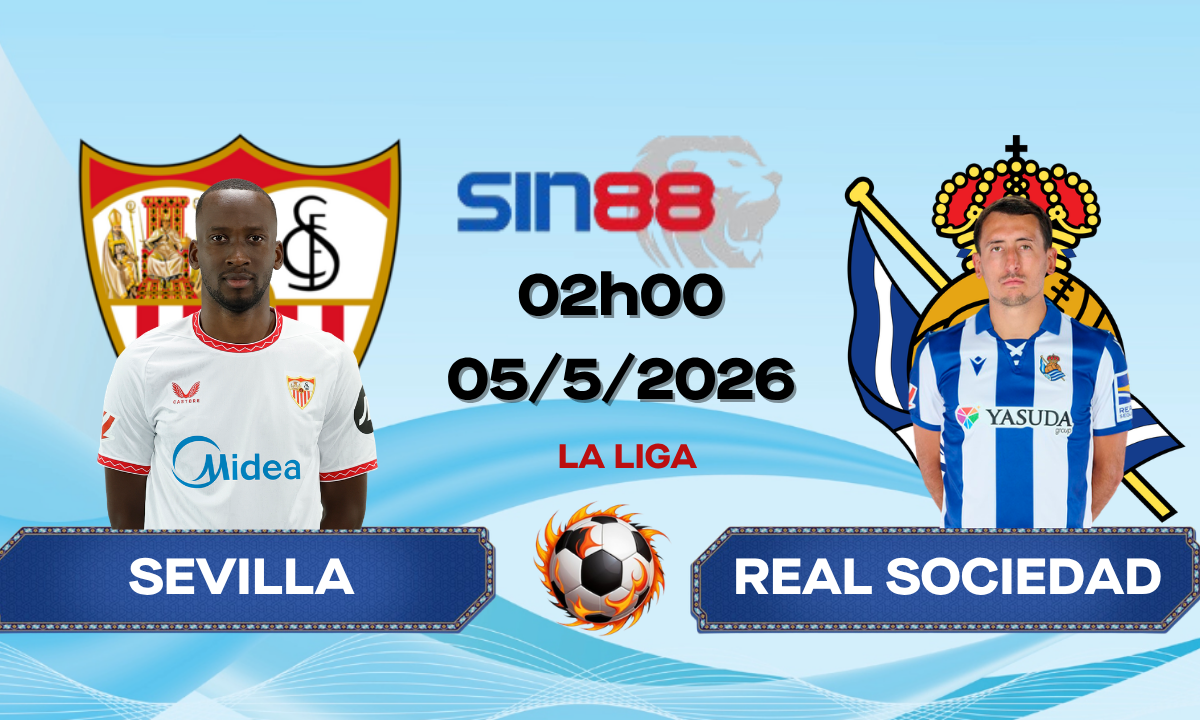 Soi kèo bóng đá Sevilla - Real Sociedad 02h00 ngày 05/05/2026 - La Liga