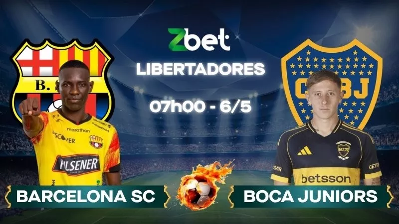 Nhận định soi kèo Barcelona SC vs Boca Juniors - 07h00 06/05/2026 - Libertadores